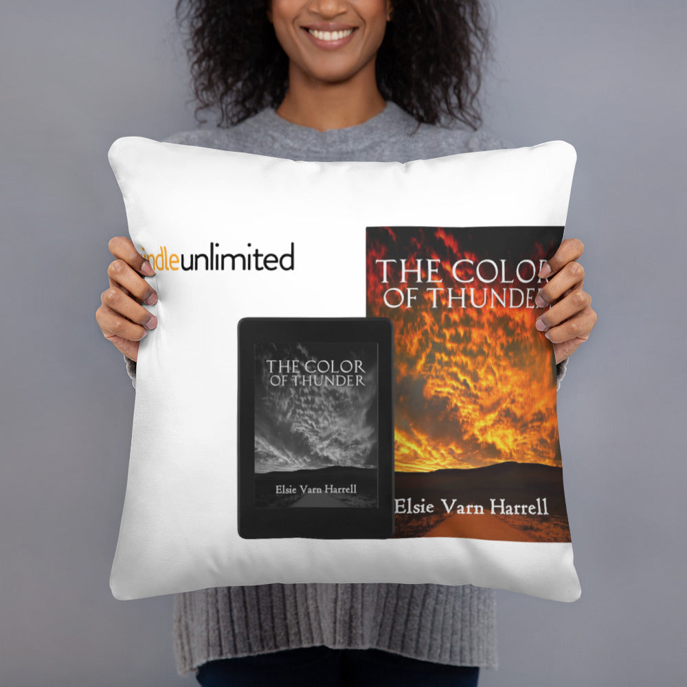 The Color of Thunder Pillow