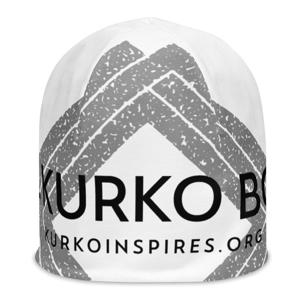 Issues All-Over Print Beanie by Paul Kurko