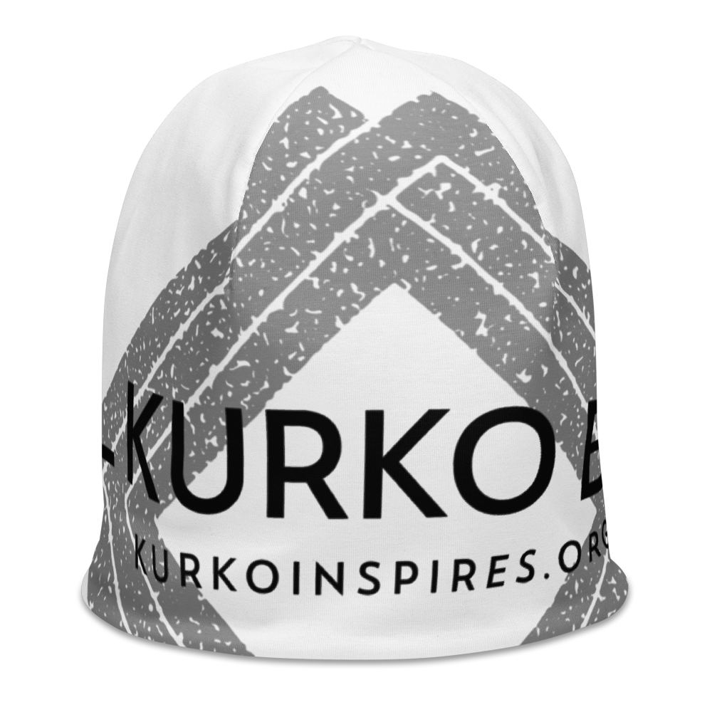 Issues All-Over Print Beanie by Paul Kurko