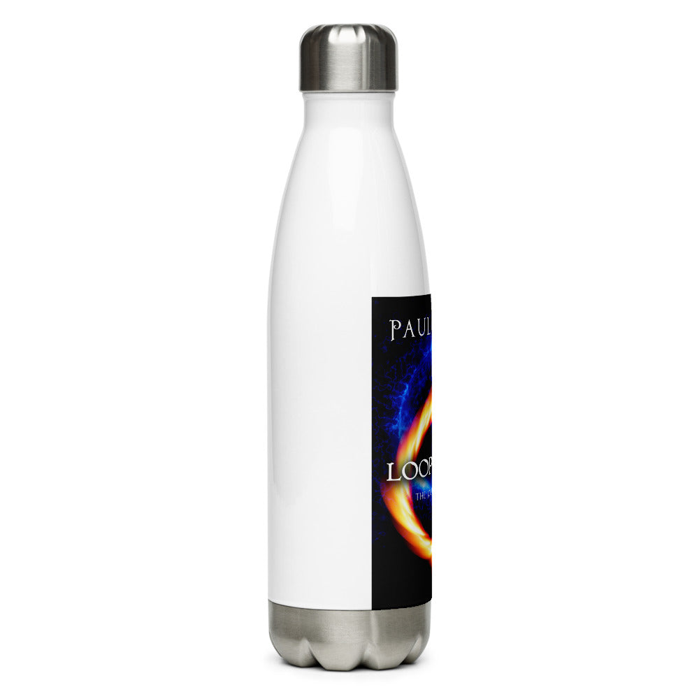 Loopholes Stainless Steel Water Bottle by Paul Kurko