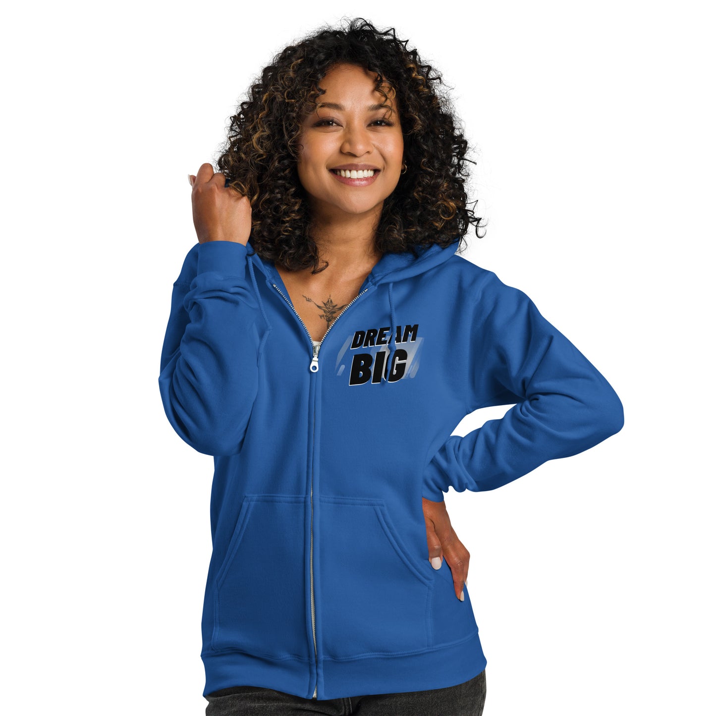 Dream Big Unisex Heavy Blend Zip Hoodie