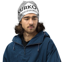 Load image into Gallery viewer, Issues All-Over Print Beanie by Paul Kurko
