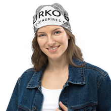 Load image into Gallery viewer, Issues All-Over Print Beanie by Paul Kurko

