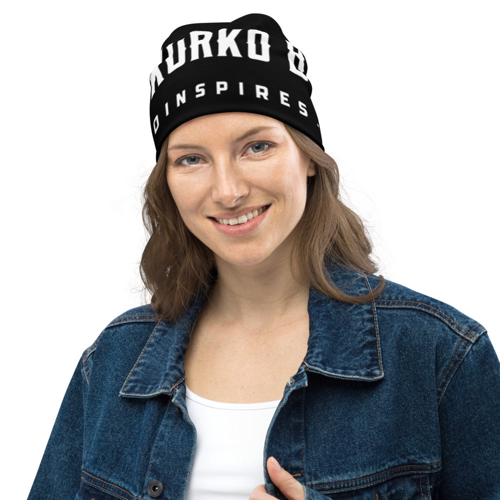 Loopholes All-Over Print Beanie