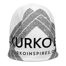 Load image into Gallery viewer, Issues All-Over Print Beanie by Paul Kurko
