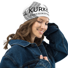 Load image into Gallery viewer, Issues All-Over Print Beanie by Paul Kurko
