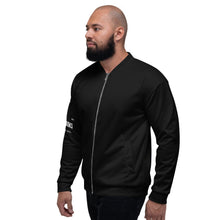 Load image into Gallery viewer, Loopholes Unisex Bomber Jacket by Paul Kurko
