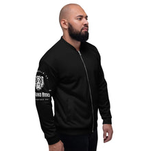 Load image into Gallery viewer, Loopholes Unisex Bomber Jacket by Paul Kurko
