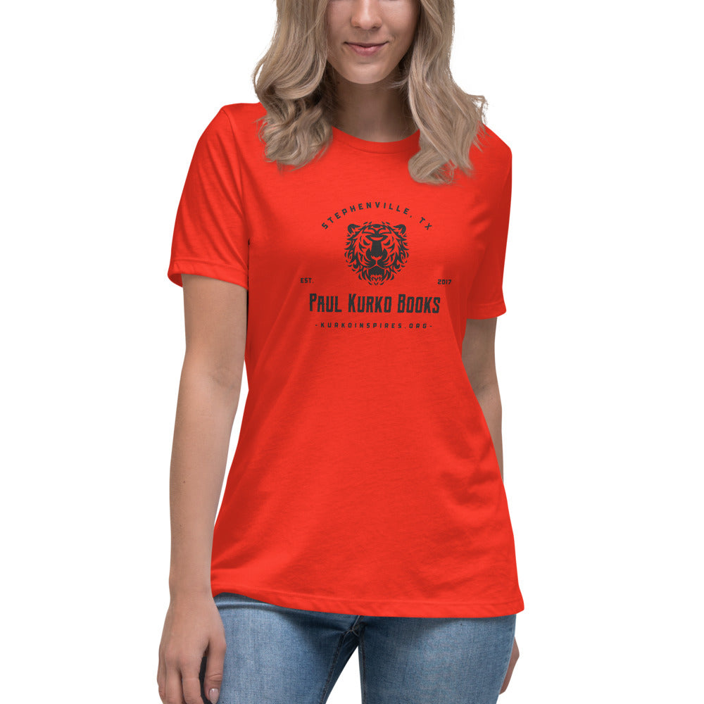 Loopholes Women's White Relaxed Tee