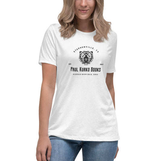 Loopholes Women's White Relaxed Tee
